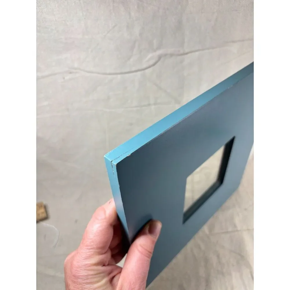 Ikea Malma Mirror Blue Square Free-Standing Decor READ DESCRIPTION